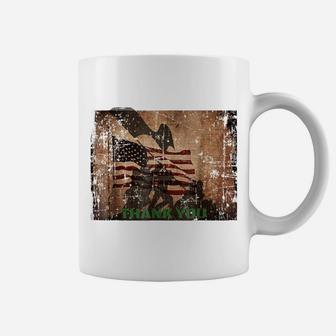 Patriotic Usa Flag Veterans Day Thank You Tee Coffee Mug | Crazezy AU