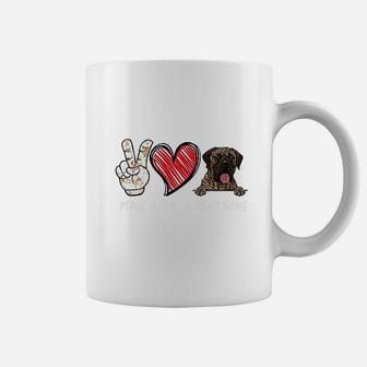 Peace Love Dog Coffee Mug | Crazezy DE