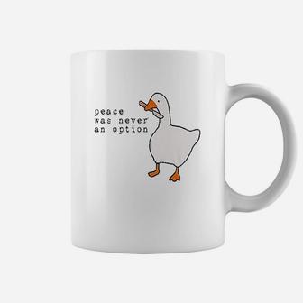 Peace Was Never An Option Coffee Mug | Crazezy UK