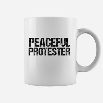 Peaceful Protester Coffee Mug | Crazezy CA