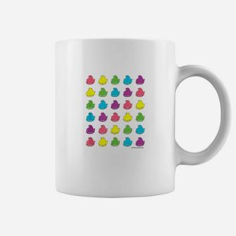 Peeps Rainbow Peeps Pattern Coffee Mug | Crazezy UK