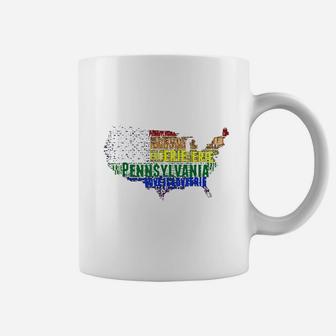 Pennsylvania Erie Love Wins Equality Lgbtq Pride Coffee Mug | Crazezy