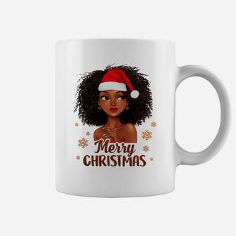 Ph Merry Christmas Santa African American Costume Xmas Girl Sweatshirt Coffee Mug | Crazezy AU