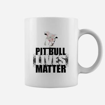 Pitbull Lives Matter Coffee Mug | Crazezy