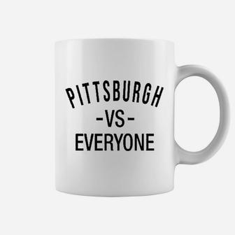 Pittsburgh Vs Everyone Sports Fan Coffee Mug | Crazezy