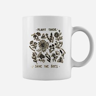 Plant These Save The Bees Coffee Mug | Crazezy UK