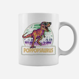 Pop Popsaurus T Rex Dinosaur Pop Pop Saurus Family Matching Coffee Mug | Crazezy UK