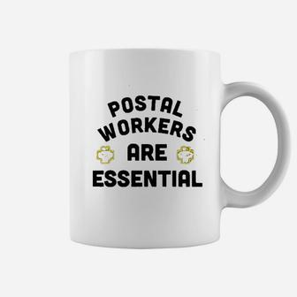 Postal Workers Are Essential Workers Graphic Coffee Mug - Thegiftio UK