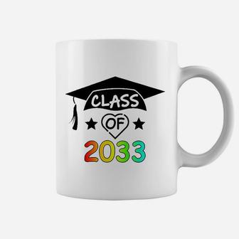 Pre K 12Th Grade Hand Prints Space Graduation Class Of 2033 Coffee Mug | Crazezy DE