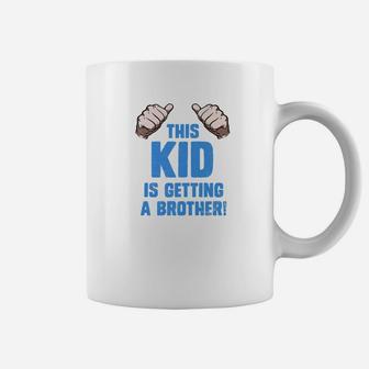 Pregnancy Reveal New Baby Kid Boy Big Brother Gifts Coffee Mug - Thegiftio UK