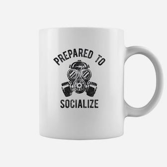 Prepared To Socialize Coffee Mug - Thegiftio