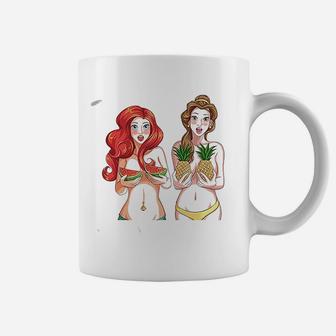 Princesses With Fruits Coffee Mug | Crazezy DE