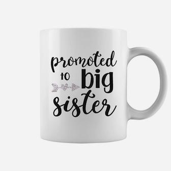 Promoted To Big Sister Coffee Mug | Crazezy DE
