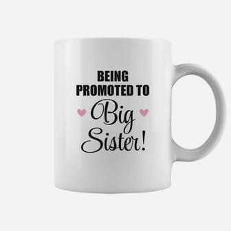 Promoted To Big Sister Coffee Mug | Crazezy UK