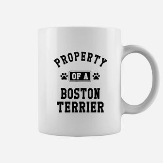 Property Of Boston Terrier Funny Boston Terrier Coffee Mug - Thegiftio