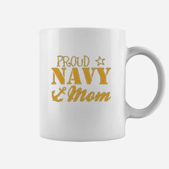 Proud Navy Mom Coffee Mug | Crazezy
