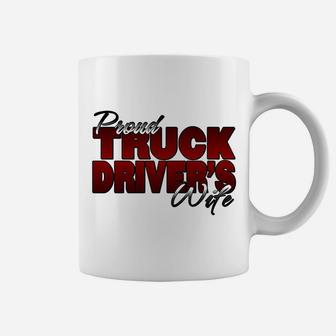 Proud Truckers Wife Coffee Mug | Crazezy CA
