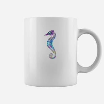 Psychedelic Seahorse Trippy Psychedelic Clothing Coffee Mug - Thegiftio UK