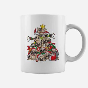 Pug Christmas Tree Dog Santa Merry Pugmas Xmas Gifts Boys Coffee Mug | Crazezy CA