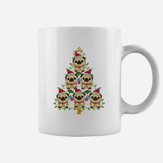 Pug Christmas Tree Sweatshirt Xmas Gift For Pug Lover Coffee Mug | Crazezy CA