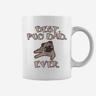 Pug Dog Lover Dad Best Pug Owner Funny Coffee Mug | Crazezy