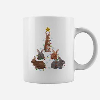 Rabbit Bunny Christmas Tree T Shirt Ornament Decor Gift Sweatshirt Coffee Mug | Crazezy