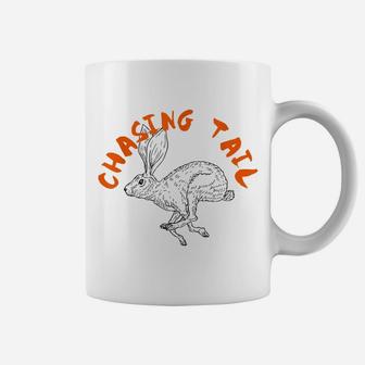 Rabbit Hunter -Chasing Tail -Hunting Cottontail -Beagle Dog Coffee Mug | Crazezy