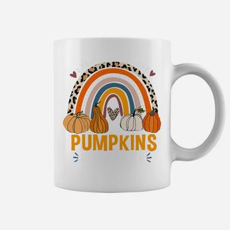 Rainbow I Teach The Cutest Pumpkins In The Patch Fall Season Coffee Mug | Crazezy AU
