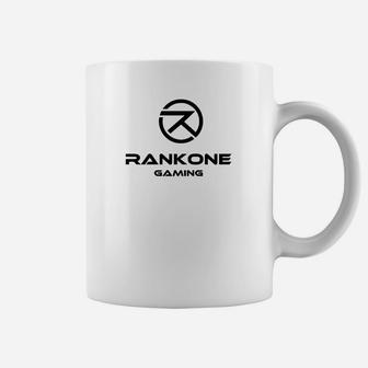 RankOne Gaming Logo Weißes Tassen Unisex, Spieler Mode - Seseable