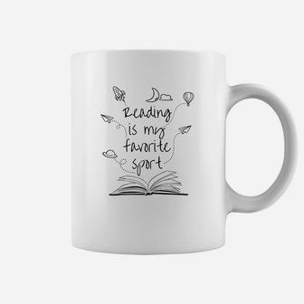 Reading Is My Favorite Sport Coffee Mug | Crazezy DE
