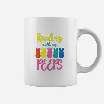 Reading With My Peeps Coffee Mug | Crazezy UK