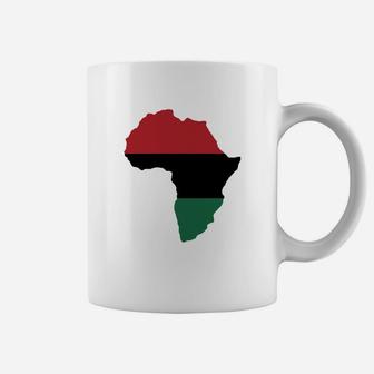 Red, Black &amp Green Africa Flag Coffee Mug - Thegiftio UK