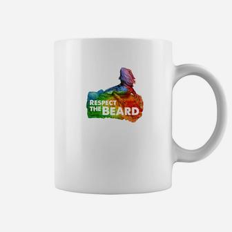 Respect The Beard Bearded Dragon Lizard Lover Coffee Mug - Thegiftio UK