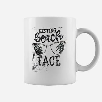 Resting Beach Face Coffee Mug | Crazezy UK