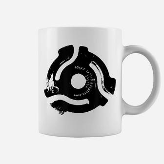 Retro 45 Rpm Record Spacer Coffee Mug | Crazezy UK