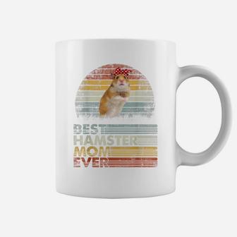 Retro Best Hamster Mom Ever Shirt Animals Lover Coffee Mug | Crazezy