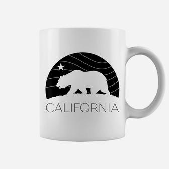 Retro California Bear Vintage Beach Cali Pride Surf 70S 80S Coffee Mug | Crazezy CA