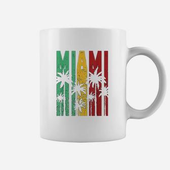 Retro Florida Miami Beach Summer Vacation Souvenir Gift Coffee Mug - Thegiftio UK