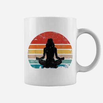 Retro Meditation Vintage Seventies Buddah Zen Chakra Gift Coffee Mug | Crazezy