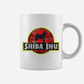Retro Shiba Inu Dad Vintage Dog Father Mother Pet Dog Papa Coffee Mug | Crazezy CA