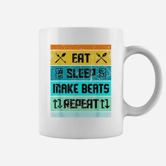 Retro Vintage Music Producer T Shirt Beat Maker Coffee Mug | Crazezy AU
