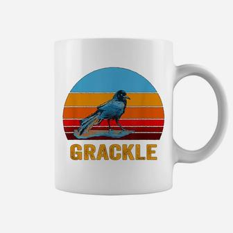 Retro Vintage Style Sunset Grackle Coffee Mug | Crazezy