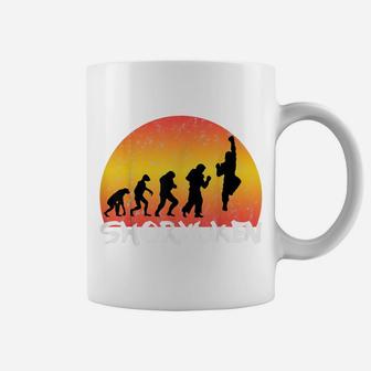 Retro Vintage Sunset Shoryuken Fighter Evolution Funny Gamer Coffee Mug | Crazezy