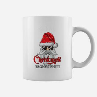Santa Hat Funny Christmas Pajama Xmas Gift Coffee Mug | Crazezy
