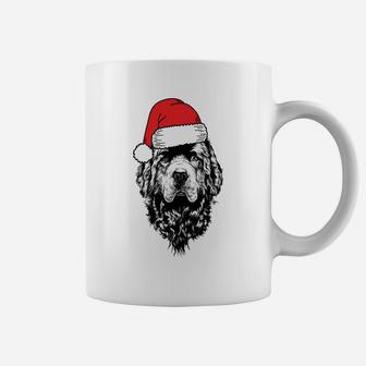 Santa Newfie Newfoundland Dog Ugly Christmas Sweatshirt Coffee Mug | Crazezy