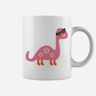 Sassy Dinosaur Teen Girl Stuff Pink Leopard Sunglass Design Sweatshirt Coffee Mug | Crazezy DE
