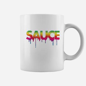 Sauce Melting Trending Dripping Messy Saucy Gift Idea Coffee Mug - Thegiftio UK