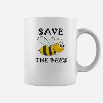 Save The Bees Cute Bees Coffee Mug - Thegiftio UK