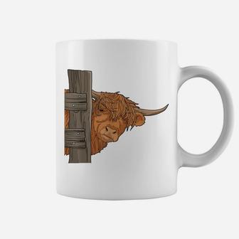 Scottish Highland Cow Shirt Spirit Animal Animal Cow Gifts Coffee Mug | Crazezy AU