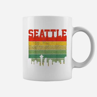 Seattle Skyline Vintage Washington Coffee Mug | Crazezy AU